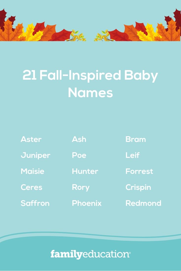 21 FallInspired Baby Names FamilyEducation